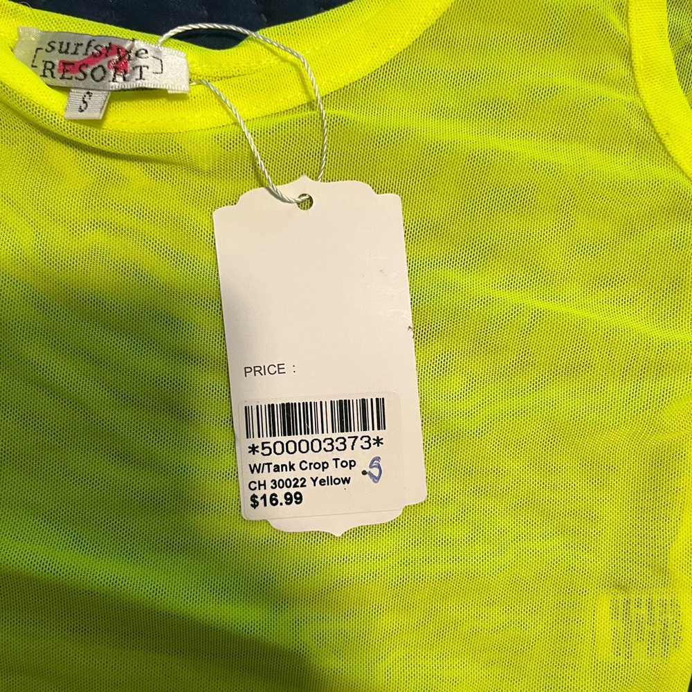 Surf Style Resort Yellow Women's Swim Coverup